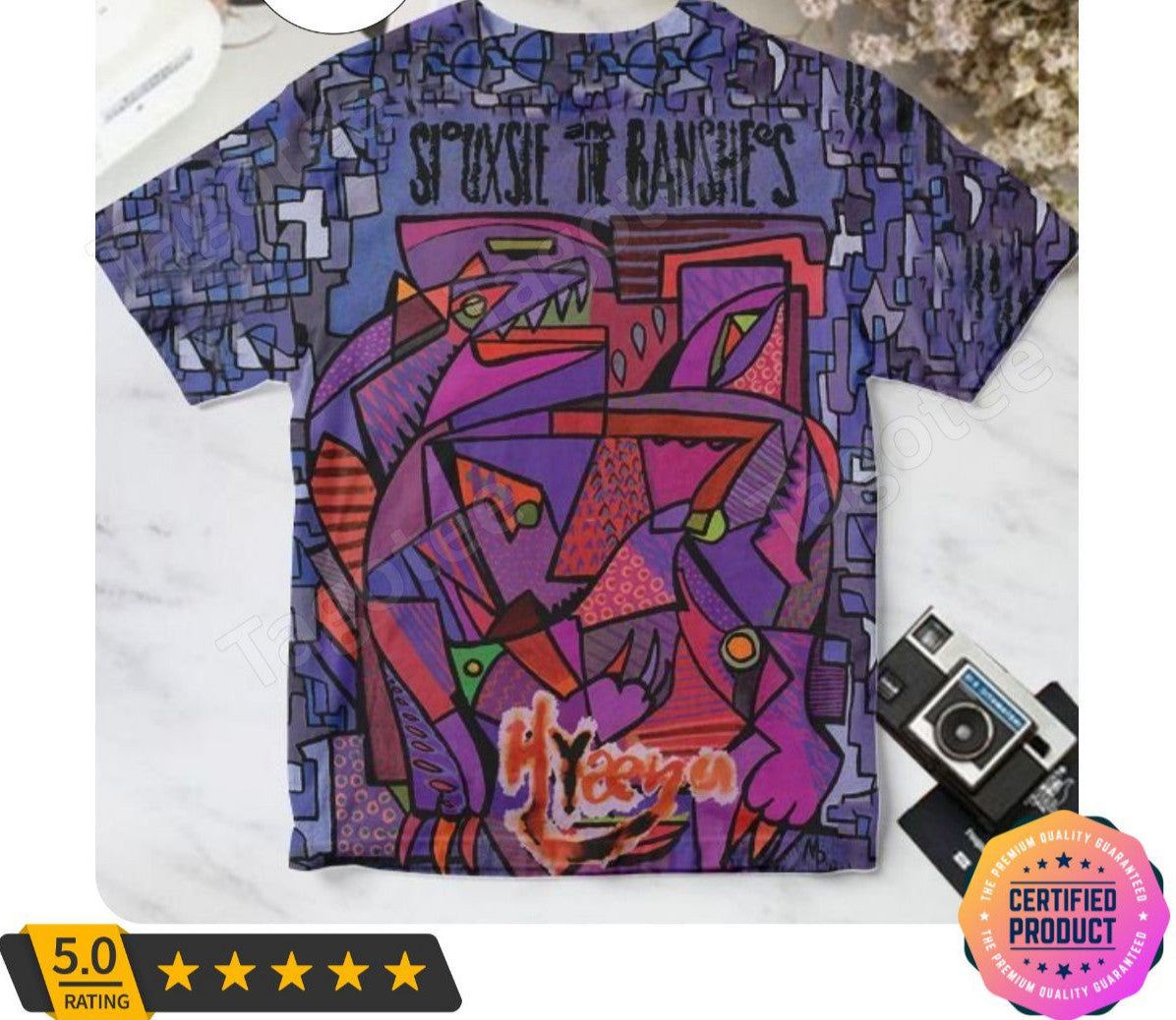 Hyaena Album Cover By Siouxsie And The Banshees For Fan 3D T-Shirt