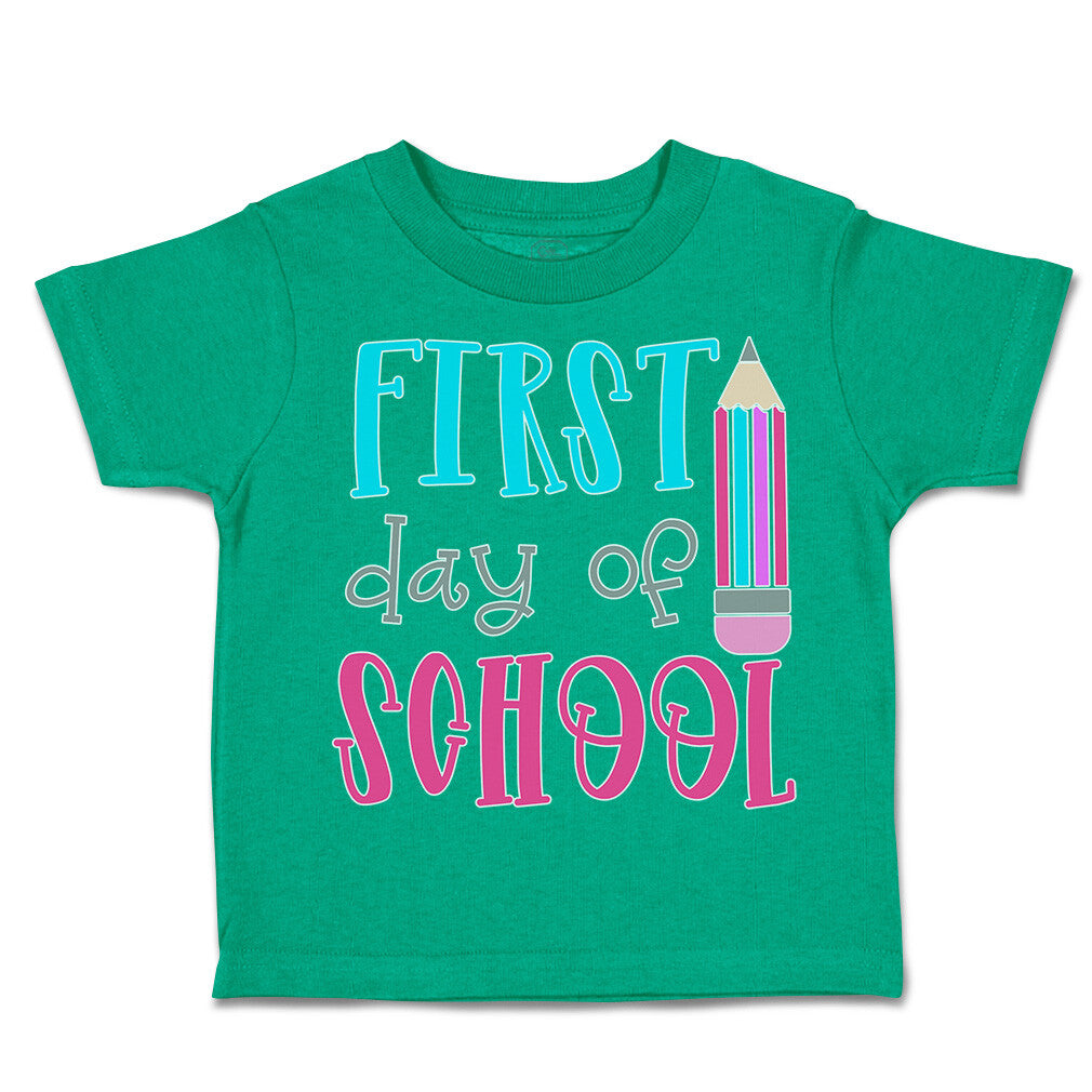 Toddler T-Shirt First Day of School Cotton Back to Class Boy & Girl Clothes