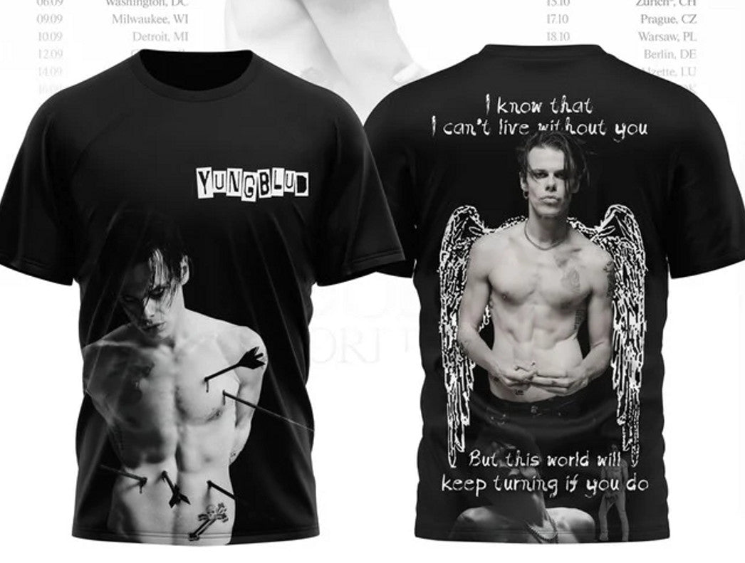 Yungblud I Know That I Cant Live Without You 2025 3D T-Shirt