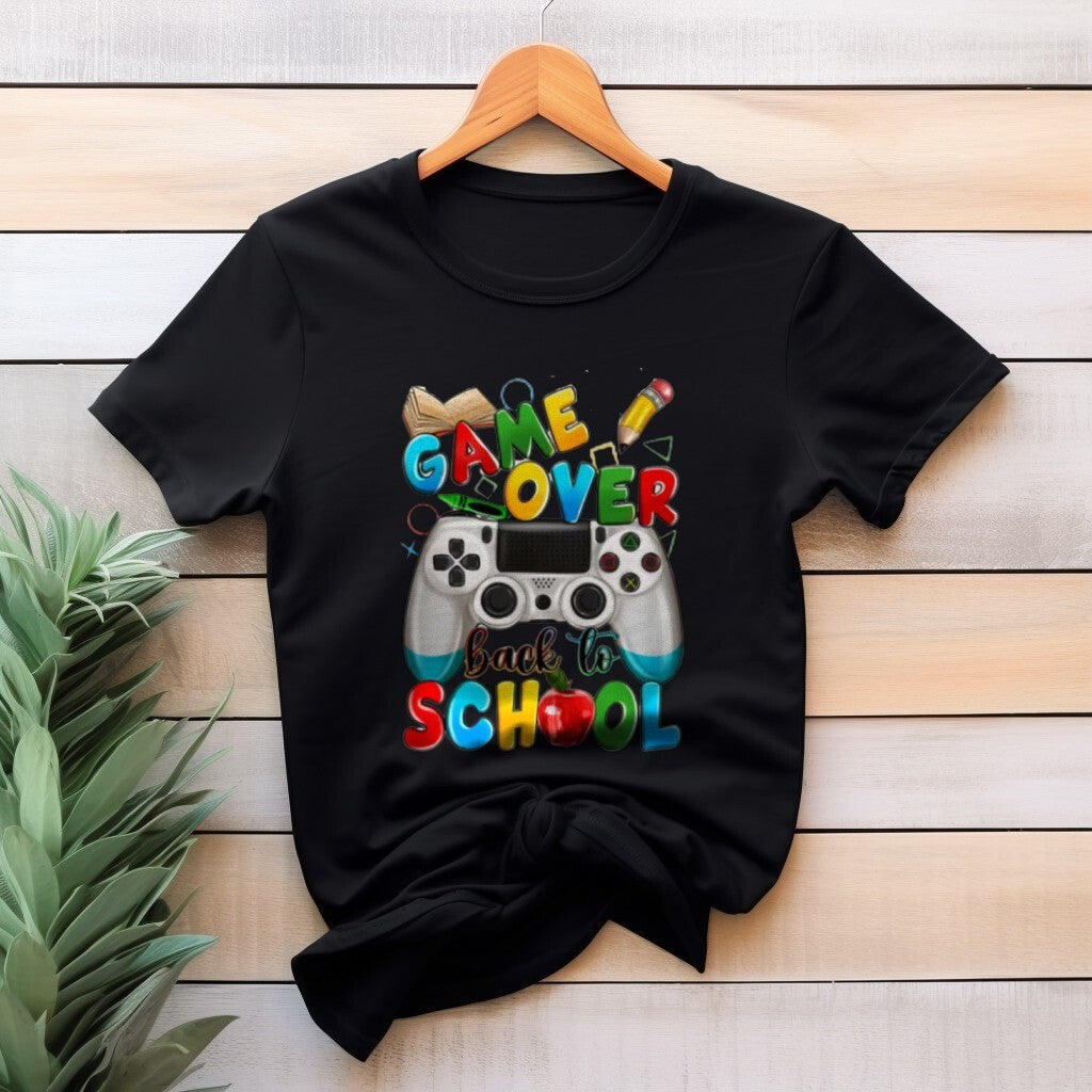 Game Over Back to School Controller Tee