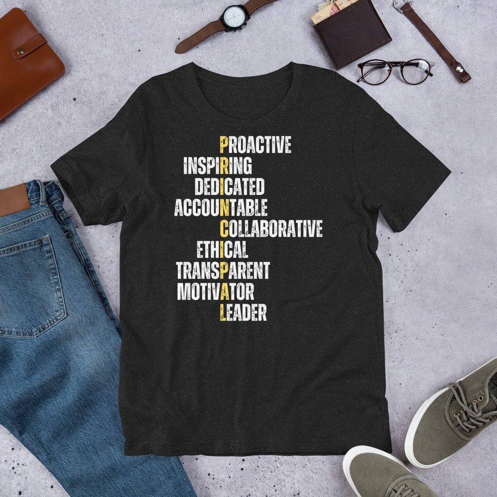 Principal Definition Back To School First Day of School Novelty Unisex t-shirt