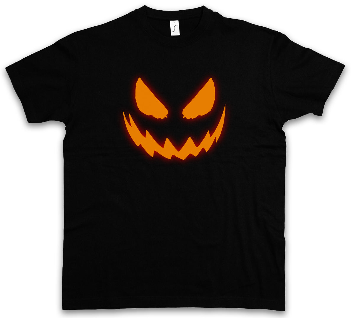 GLOWING HALLOWEEN PUMPKIN I T-SHIRT - Horror Trick or Treat Samhain USA Creature