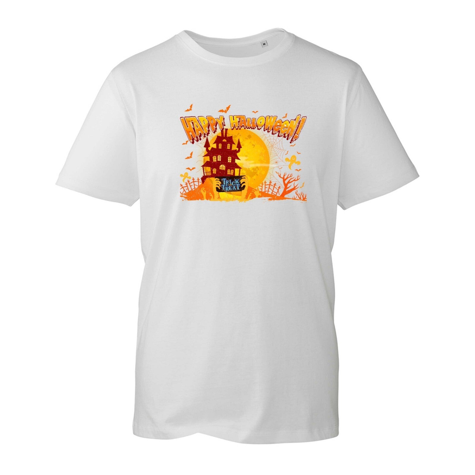 Happy Halloween Trick Or Treat T-Shirt, Scary Boo Spider Halloween Unisex Top