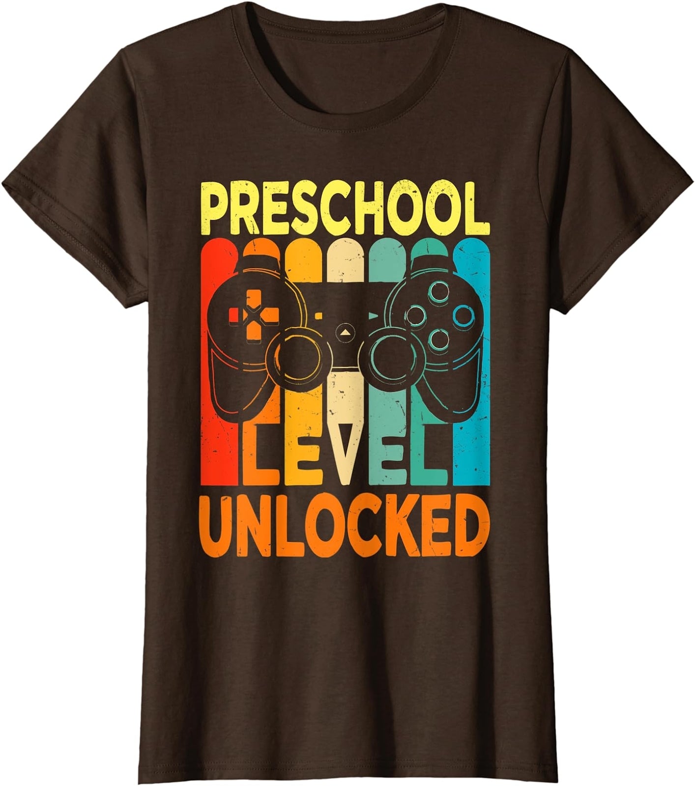 Preschool Unlocked Video Game Back to School Gift Ladies' Crewneck T-Shirt