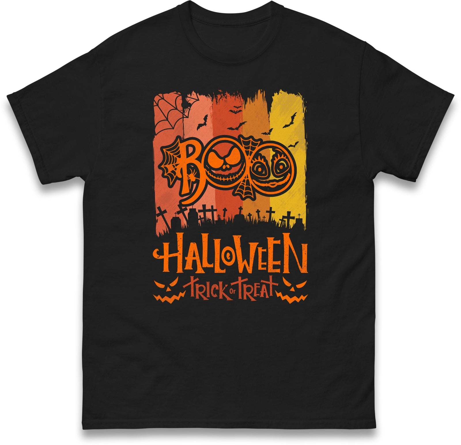 Boo Halloween Trick or Treat Tee,Halloween Night Party,Spooky Halloween Gift Top