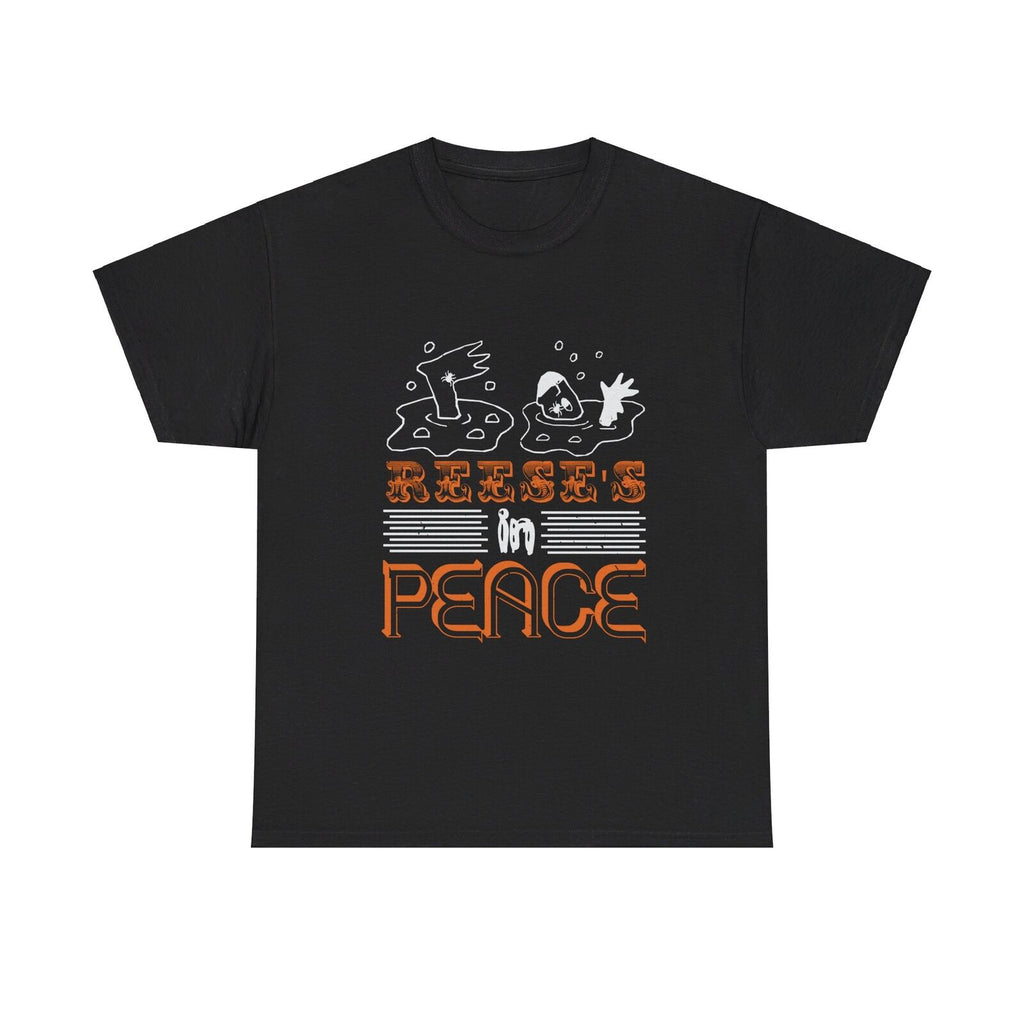 Reese's in Peace funny t shirt Halloween Candy spiders trick or treat costume