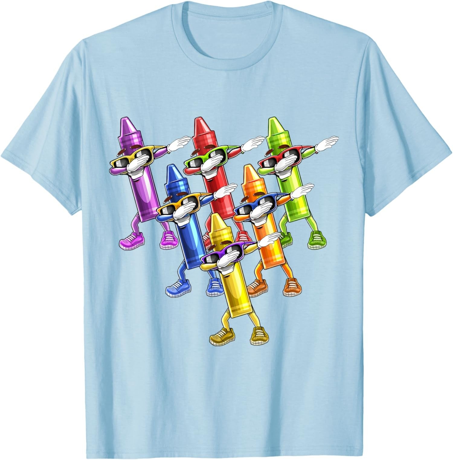 Dabbing Crayon Back to School First Day of School Unisex T-Shirt