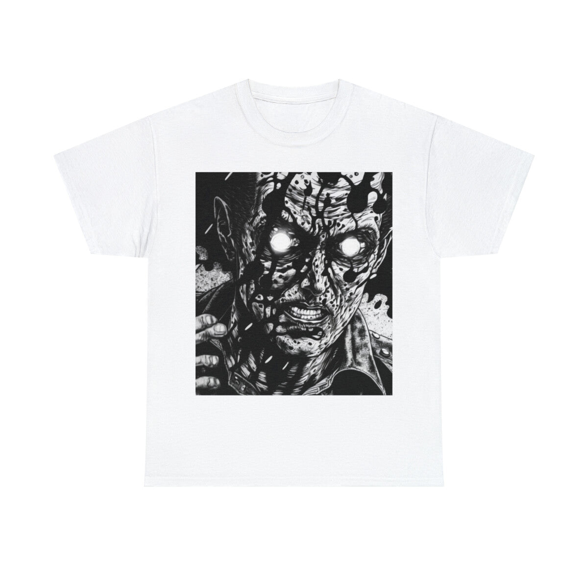 Scary Dark Fantasy Horror T Shirt Halloween Death Metal Disturbed Streetwear Emo