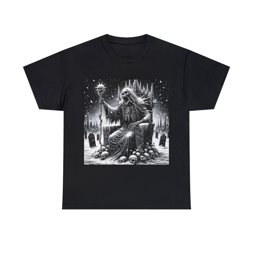 Unisex Adult T Shirt Scary Horror Christmas Holiday Party Weird Death Metal Tee