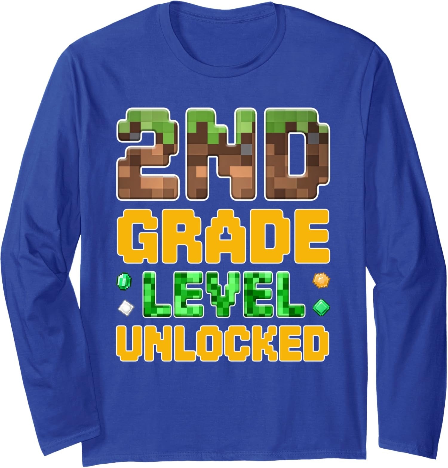 Back to School 2nd Grade Gamer First Day of Class Long Sleeve Tshirt