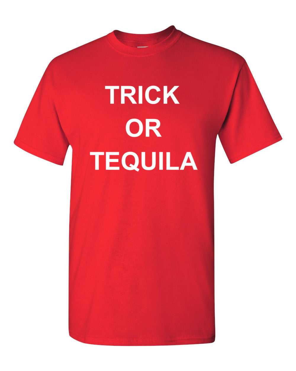 Trick or Tequila T Shirt Halloween Trick Or Treat Signs T-Shirt Party Drinking