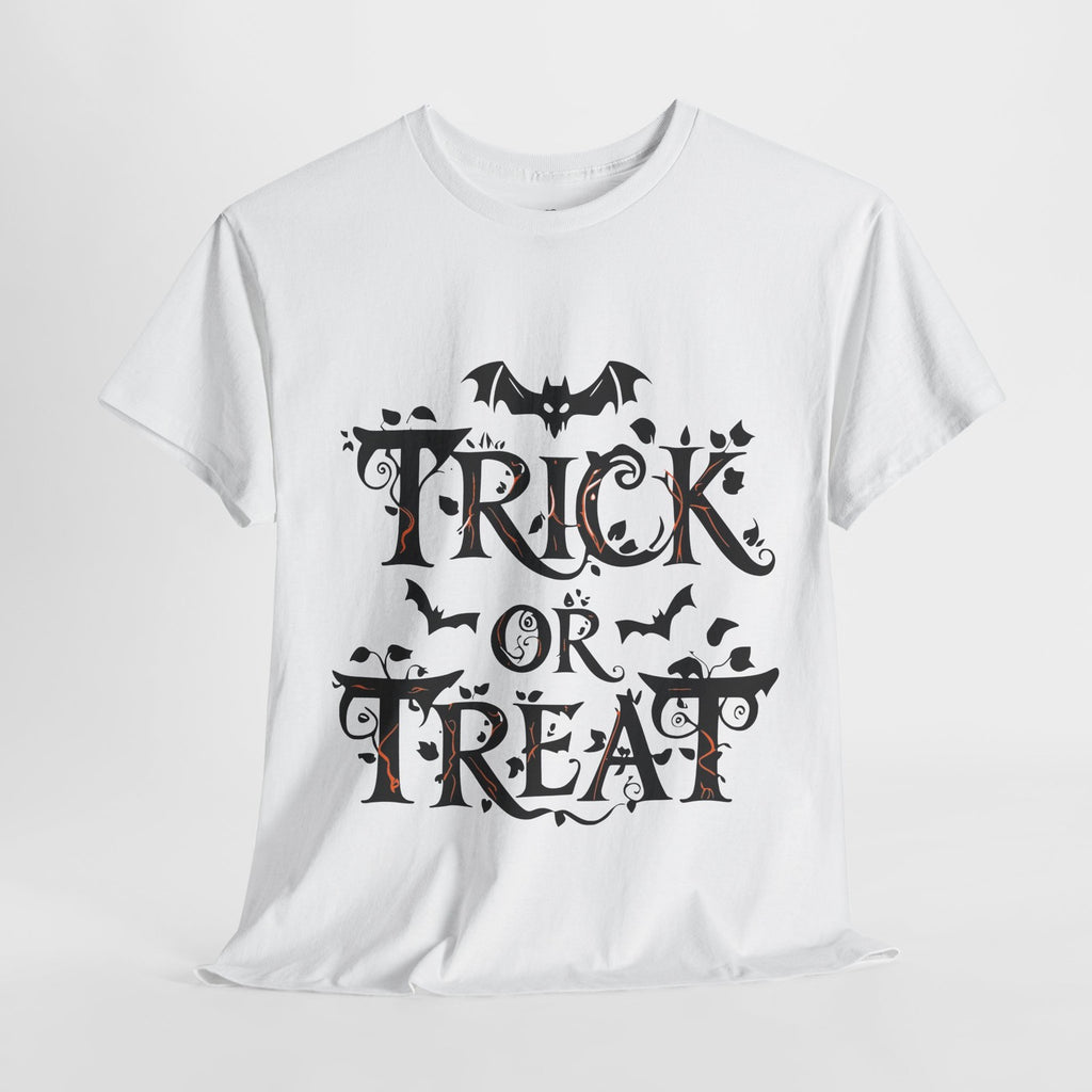 Trick or Treat Halloween Tee, Unisex Shirt for Spooky Season, Funny Halloween