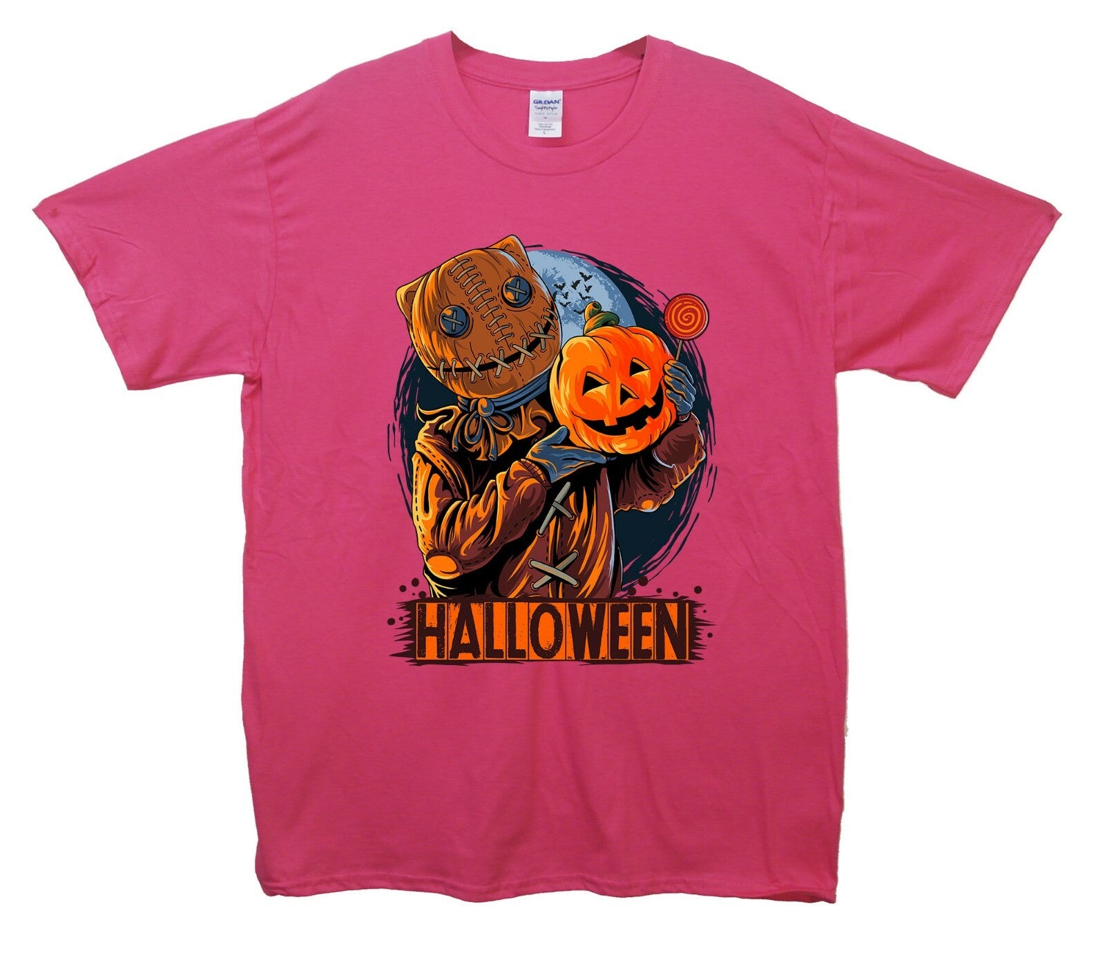 Halloween Costume Scary Printed T-Shirt Halloween, Horror, Cartoon