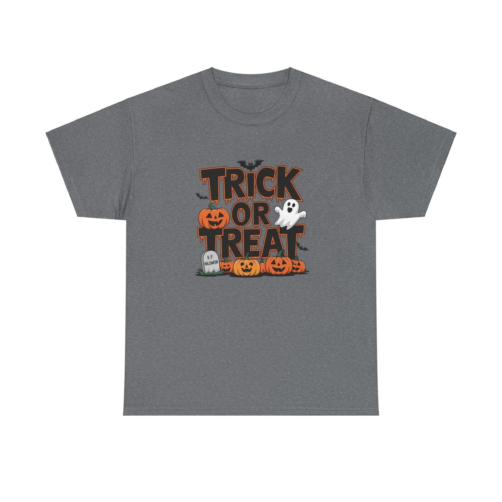 Halloween Trick or Treat Tee, Halloween Apparel, Unisex Cotton T-shirt