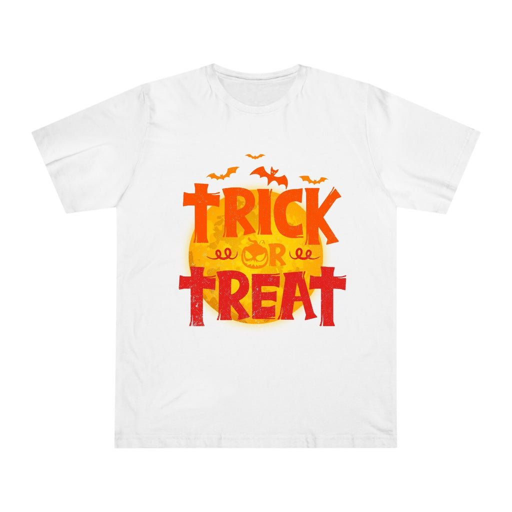 Trick or Treat Halloween TShirt, Horror Bat Tshirt, Mini Pumpkin tee, Unisex Top