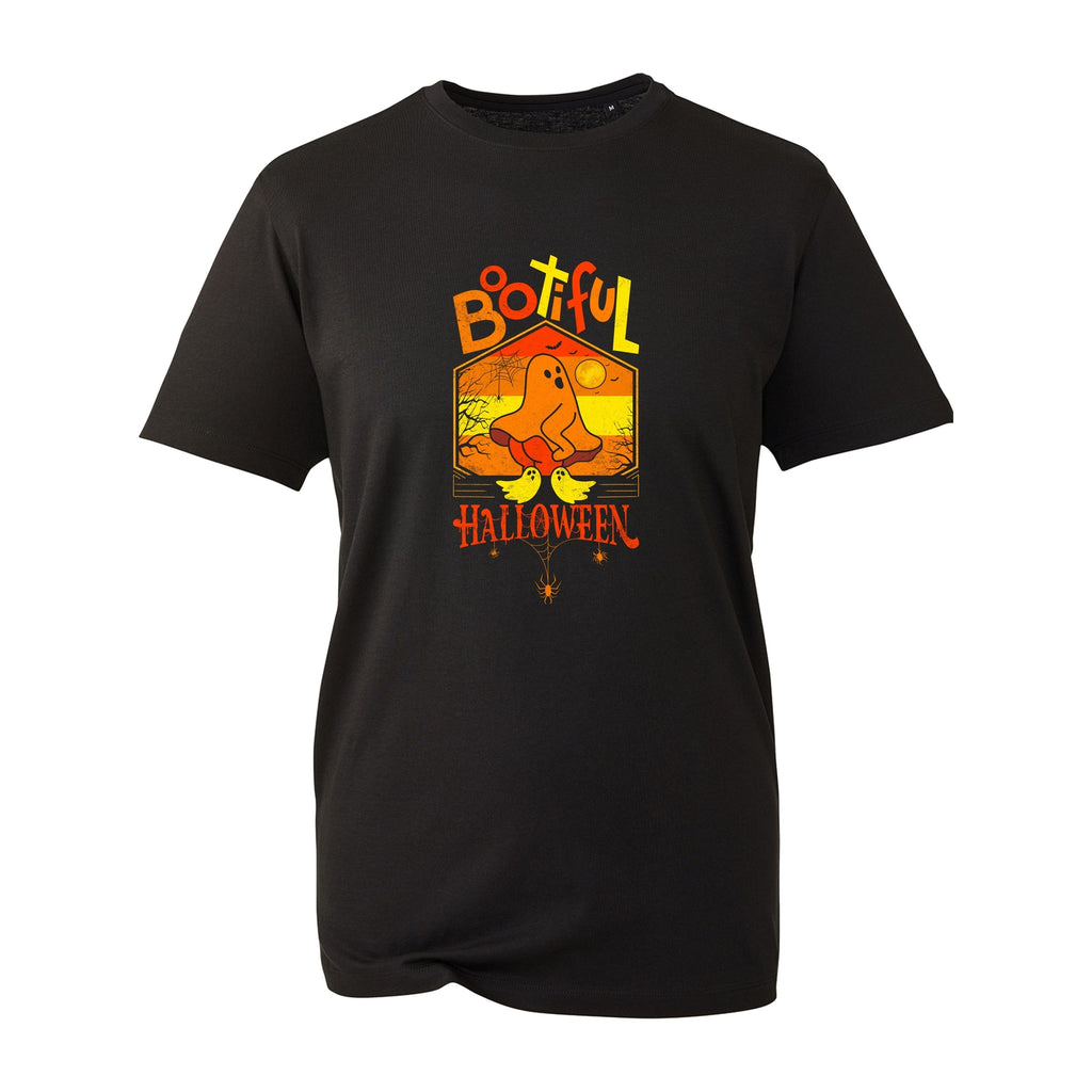 Bootiful Boo Funny Halloween T-Shirt Funny Pumpkin Trick Or Treat Vintage Sunset