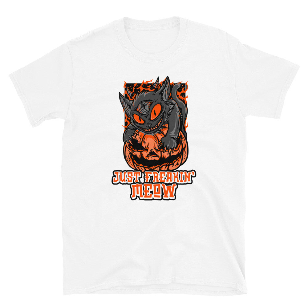 Funny Halloween Cat Trick Or Treat Short-Sleeve Unisex T-Shirt