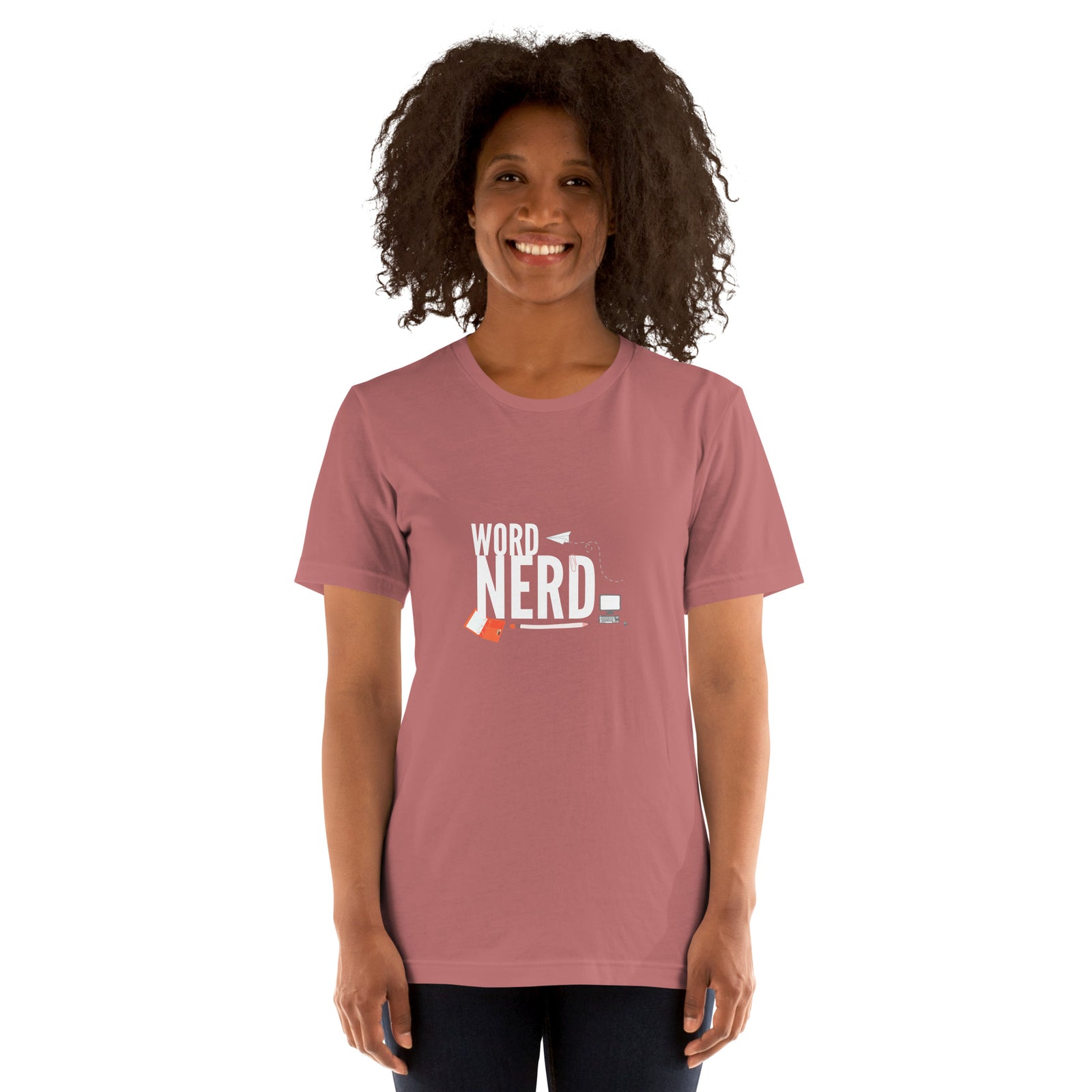 Unisex t-shirt word nerd english teacher back to school gift idea