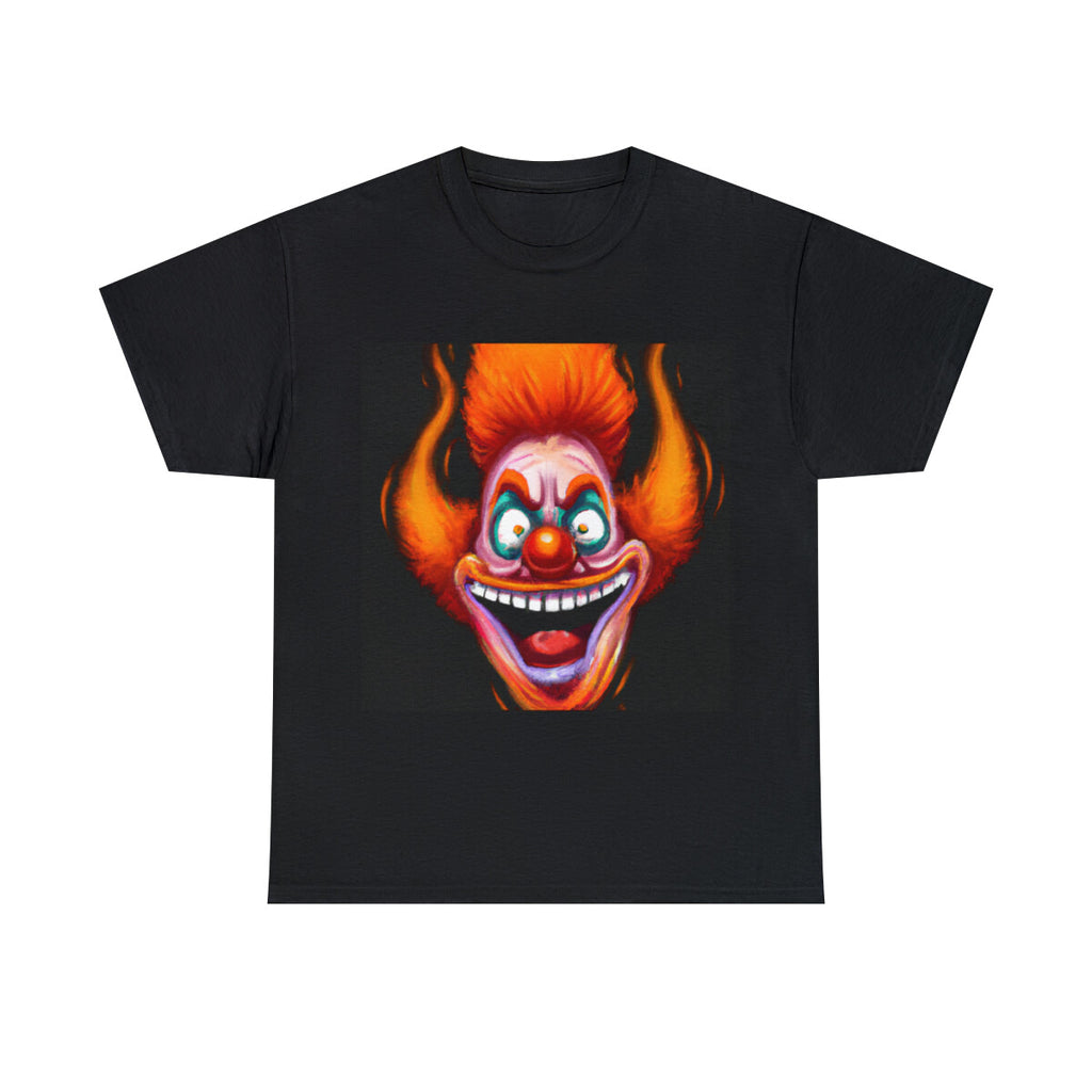 Halloween Evil Clown T Shirt Art Tee Unisex Adult Horror Scary Trick or Treat
