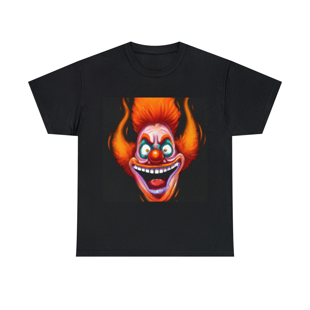 Halloween Evil Clown T Shirt Art Tee Unisex Adult Horror Scary Trick or Treat
