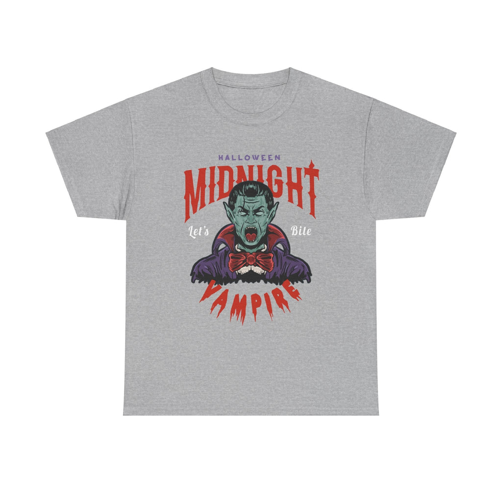 Halloween Midnight Let's Bite Vampire Tshirt  Costume October Trick Or Treat