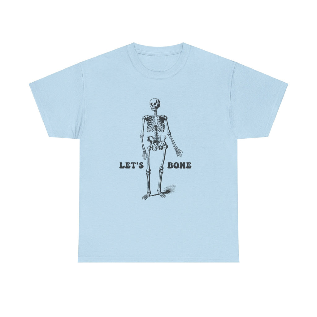 Let's Bone Halloween T shirt skul skeleton costume party trick or treat