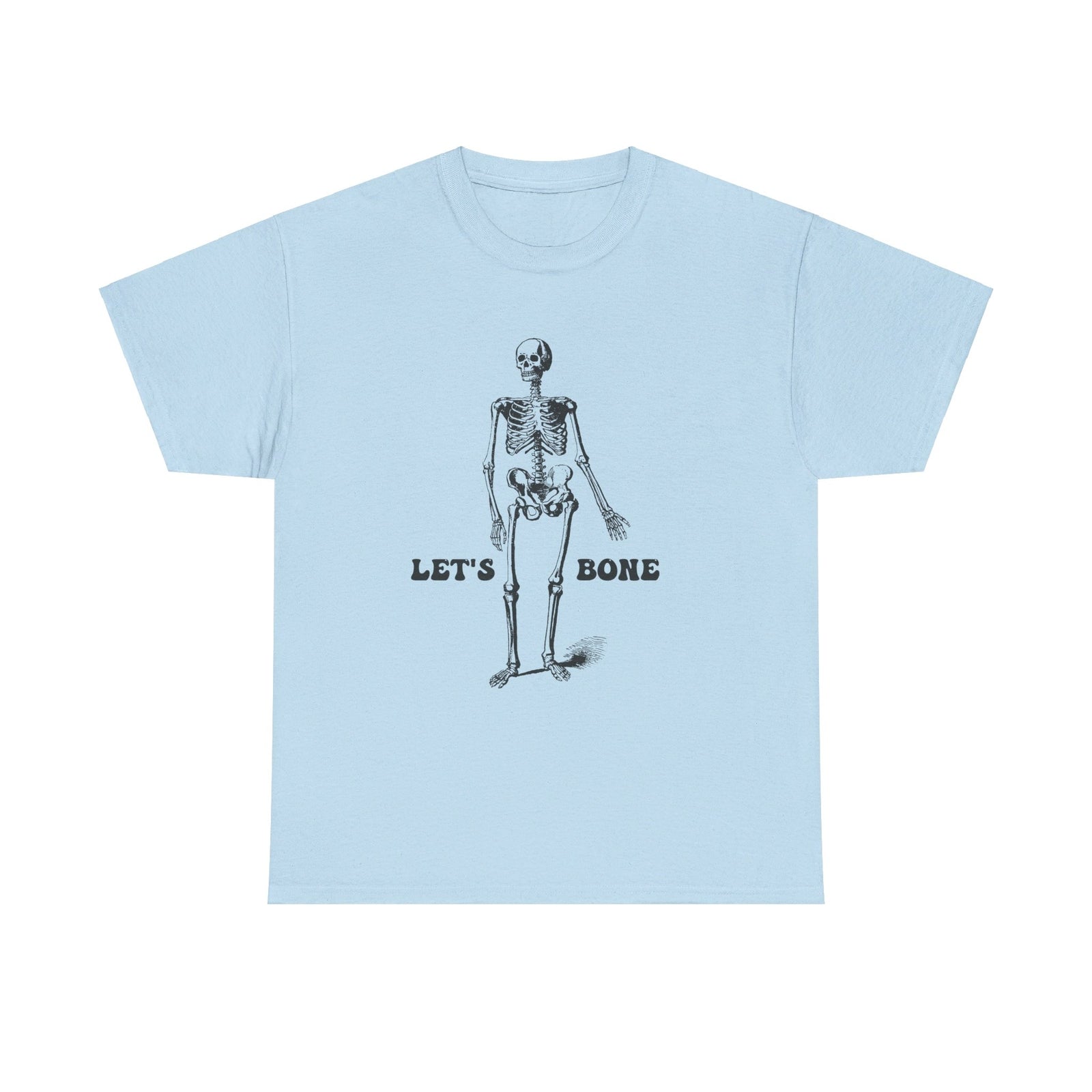 Let's Bone Halloween T shirt skul skeleton costume party trick or treat