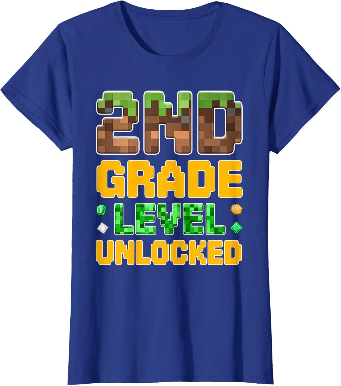 Back to School 2nd Grade Gamer First Day of Class Ladies' Crewneck T-Shirt