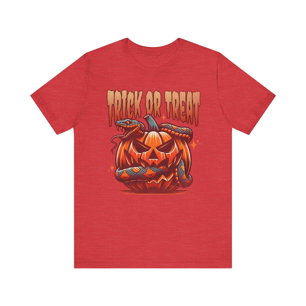 Trick or Treat Shirt, Halloween Shirt, Snake Shirt, Jack-o-Lantern Shirt