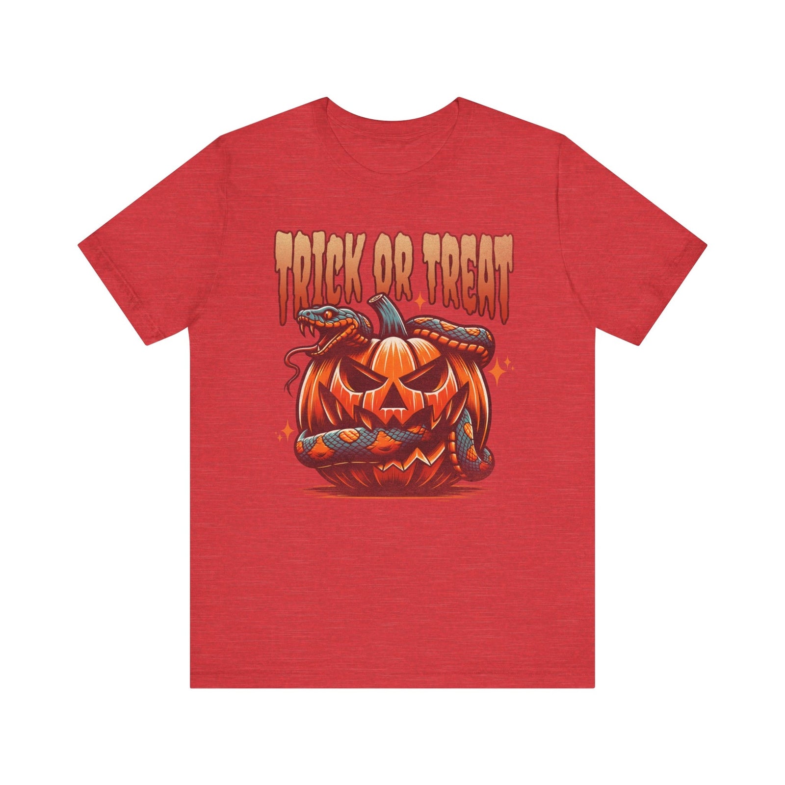 Trick or Treat Shirt, Halloween Shirt, Snake Shirt, Jack-o-Lantern Shirt