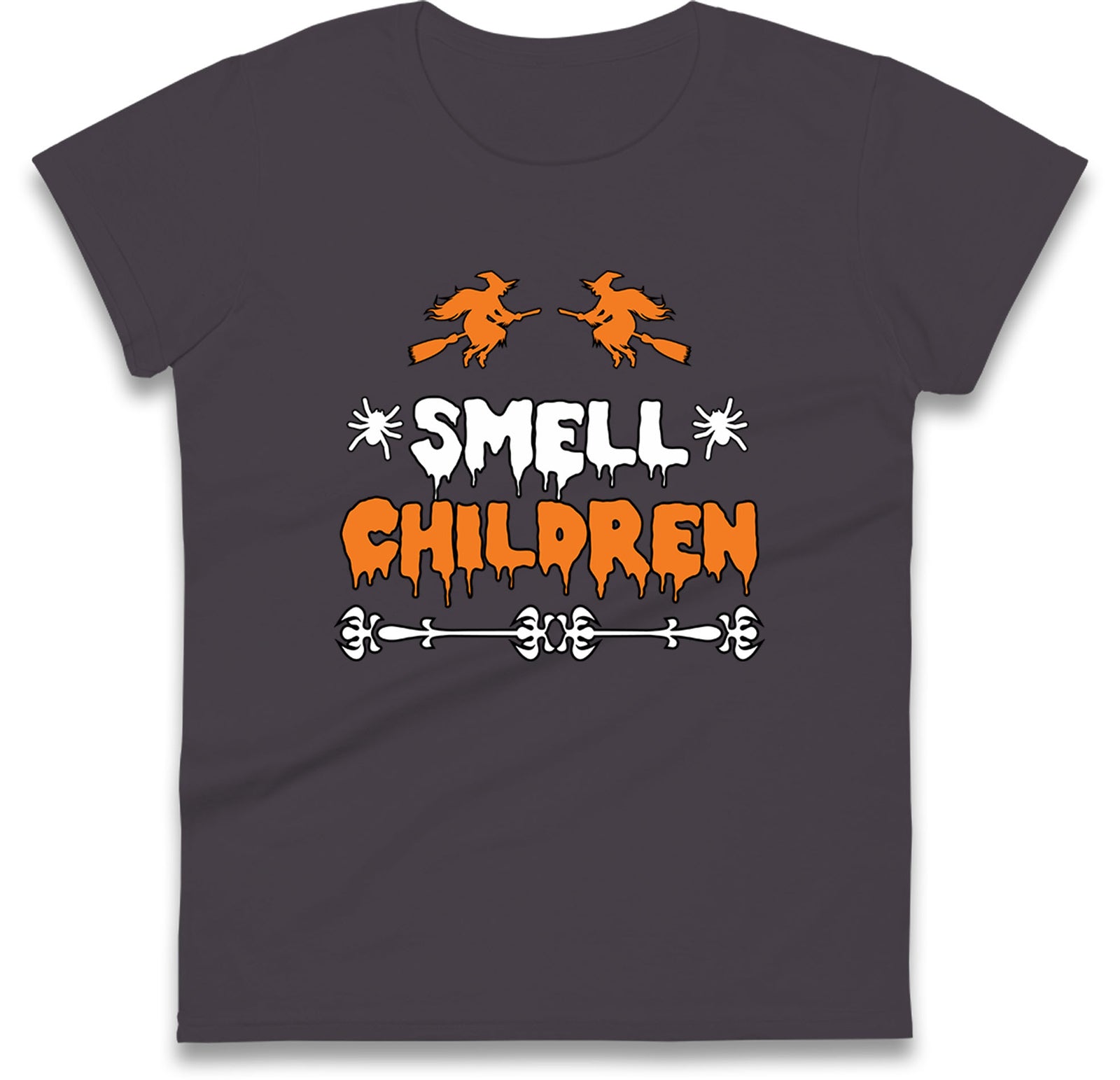 Funny Halloween Ladies T Shirt,I Smell Children Witches Women Tee,Trick-or-Treat