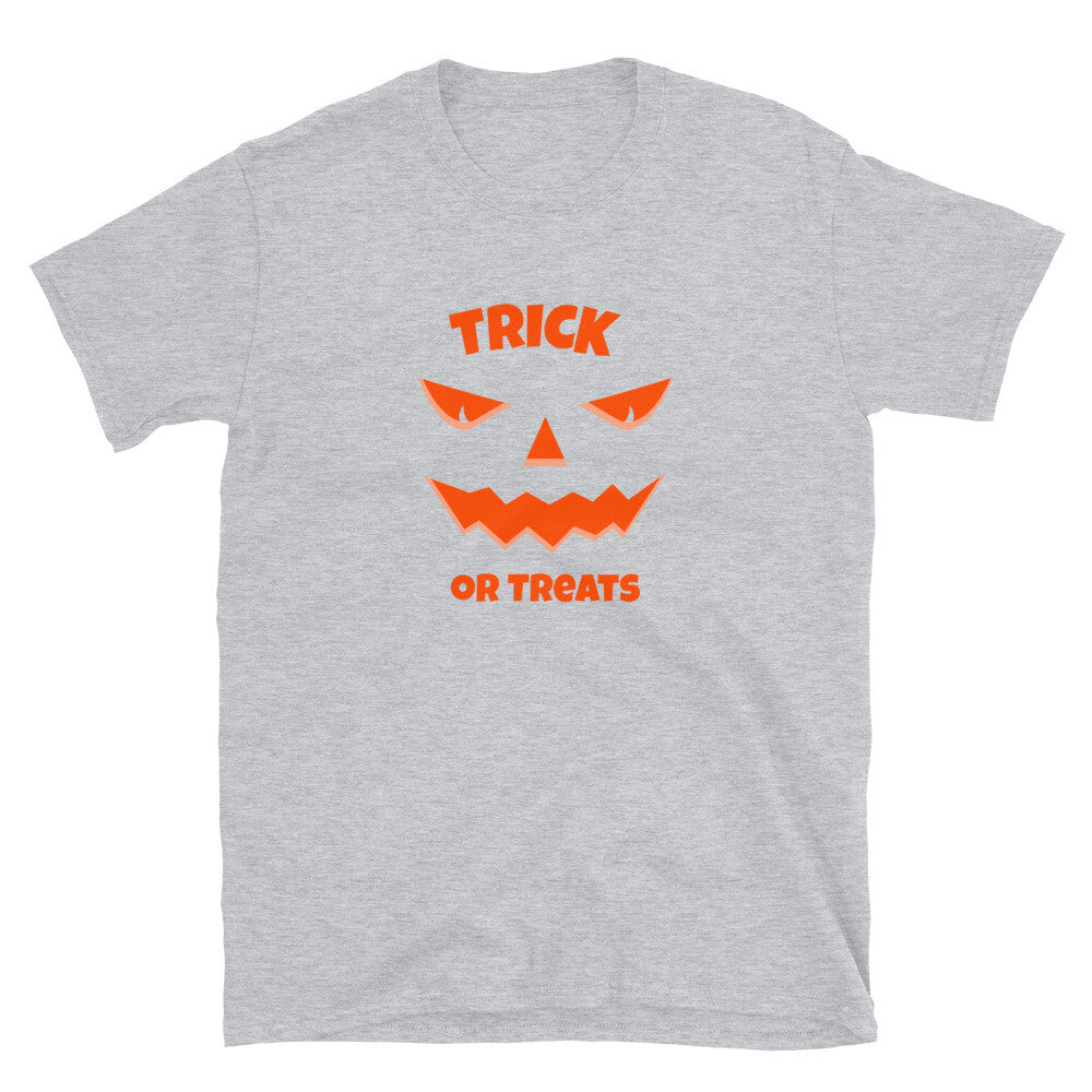 Halloween Trick or Treat Pumpkin Short-Sleeve Unisex T-Shirt