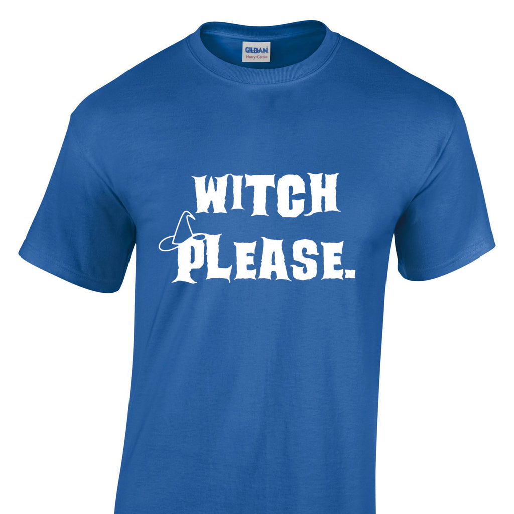 Mens Halloween Witch Please Tshirt - New Party Trick Or Treat Costume T Shirt