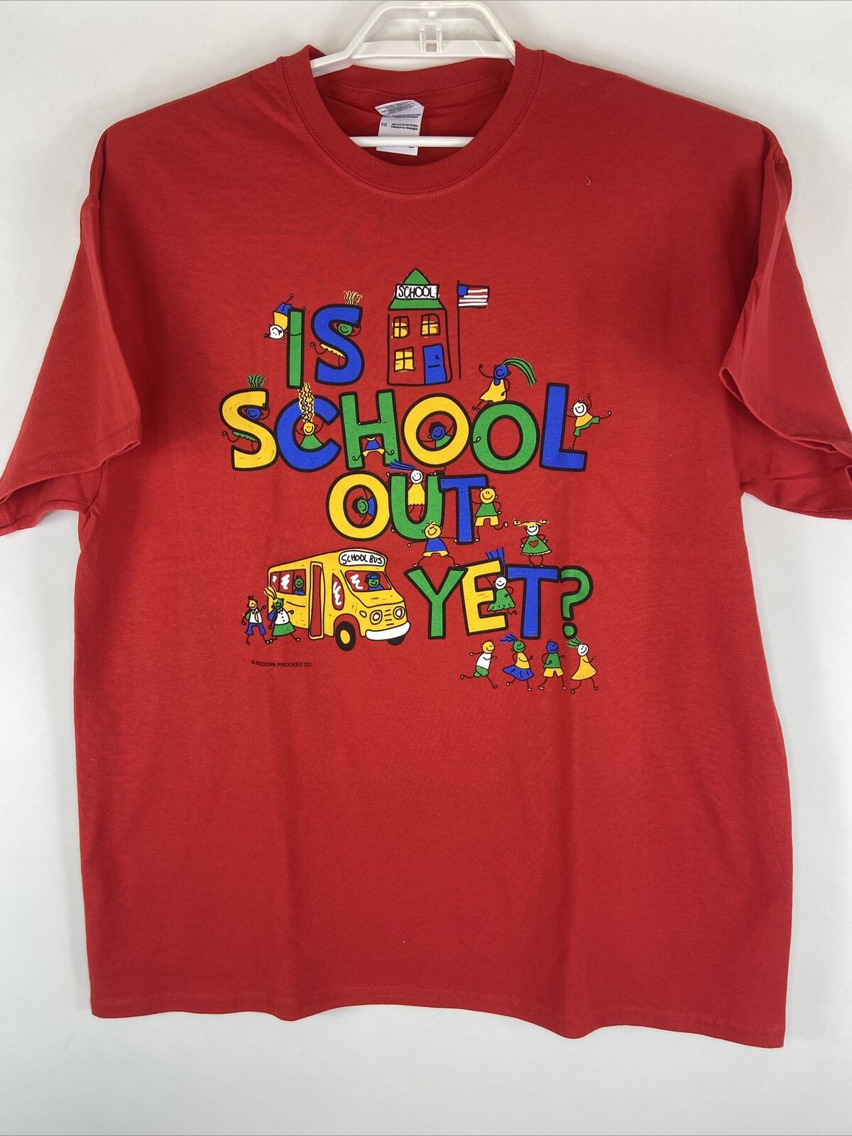 Back to School Bus Driver T-Shirt "Is School Out Yet?" BTS Red