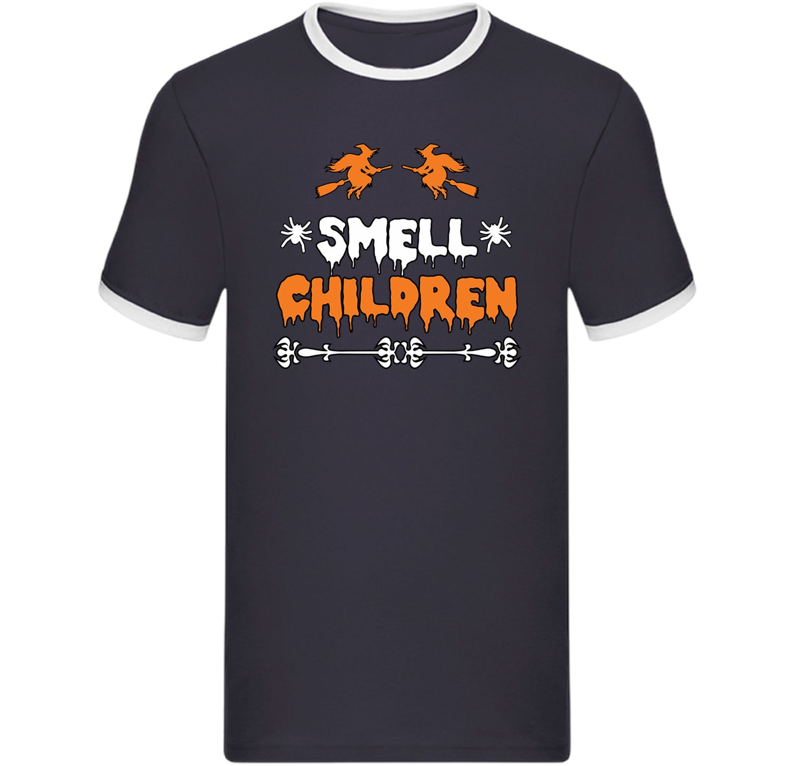 Funny Halloween Ringer T Shirt,I Smell Children Witches Ringer,Trick-or-Treat