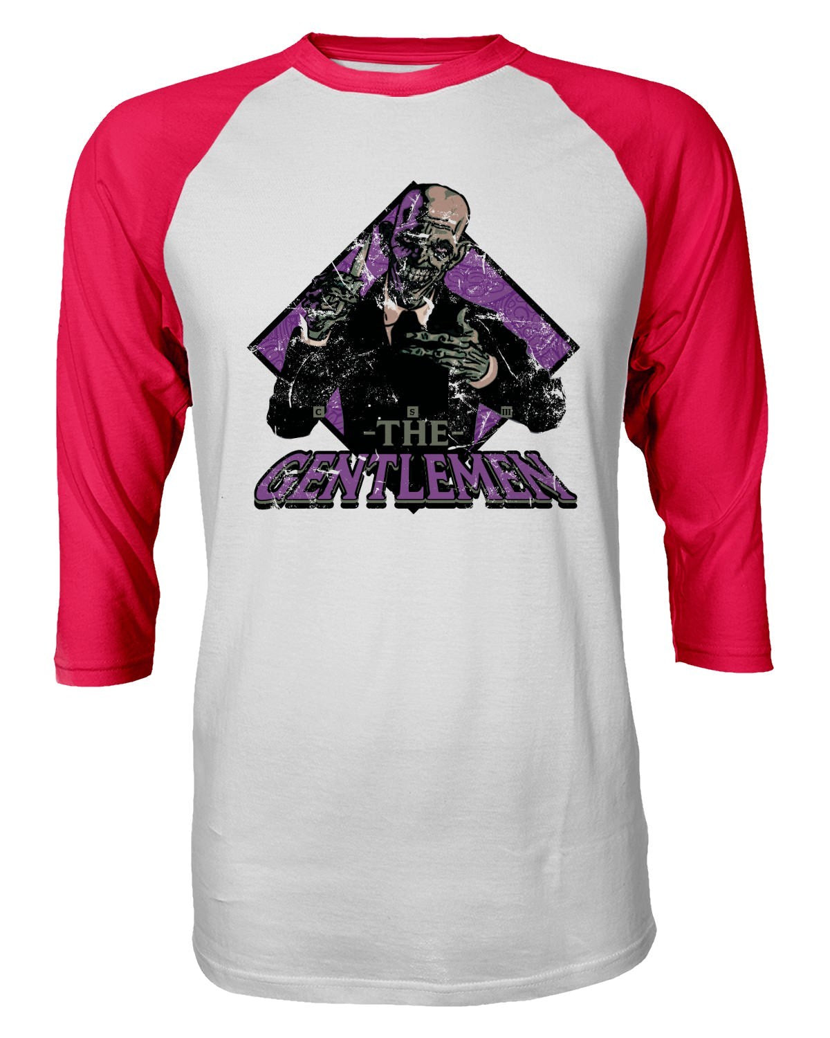 Buffy Vampire Gentleman Slayer Horror Halloween Quarter Sleeve Men's T-Shirt