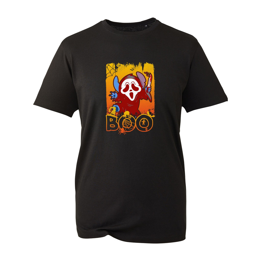 Funny Boo Ghost Screaming Happy Halloween T-Shirt Adult and kids Tee Top Scary