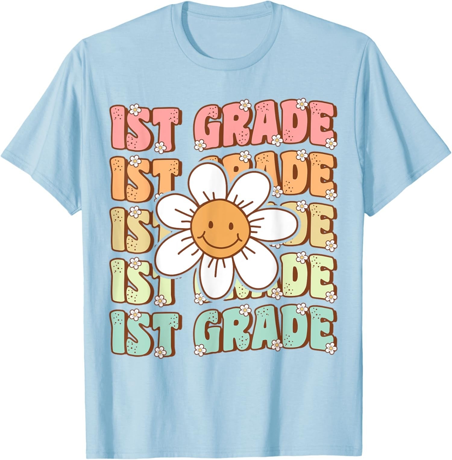 Groovy 1st Grade Back To School First Day of Class Unisex T-Shirt