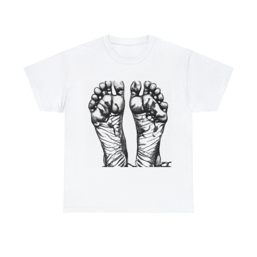 Scary Dark Fantasy Horror T Shirt Halloween Gross Feet Disturbed Streetwear Emo