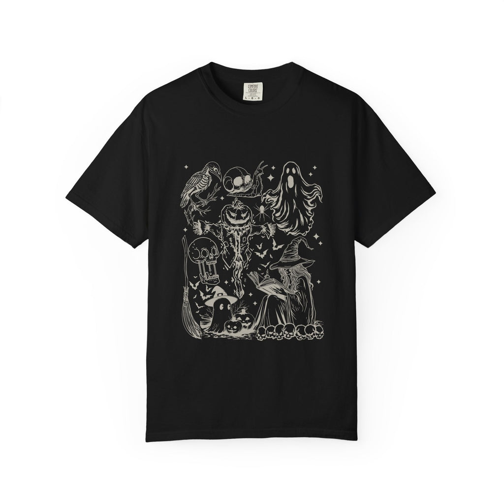 Witch Halloween Shirt | Gothic Scarecrow Ghost Skull Spooky Dark Art Tee