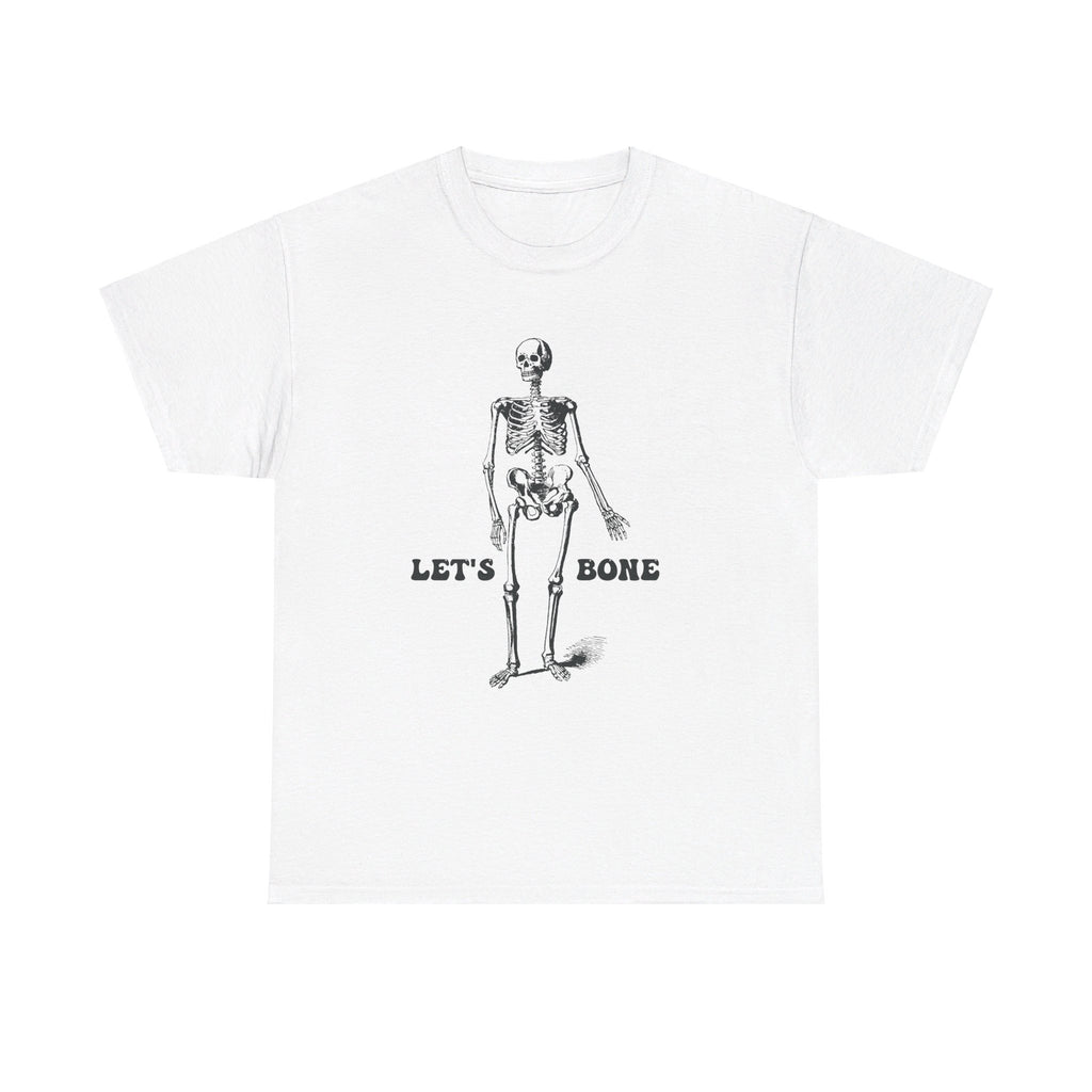 Let's Bone Halloween T shirt skul skeleton costume party trick or treat
