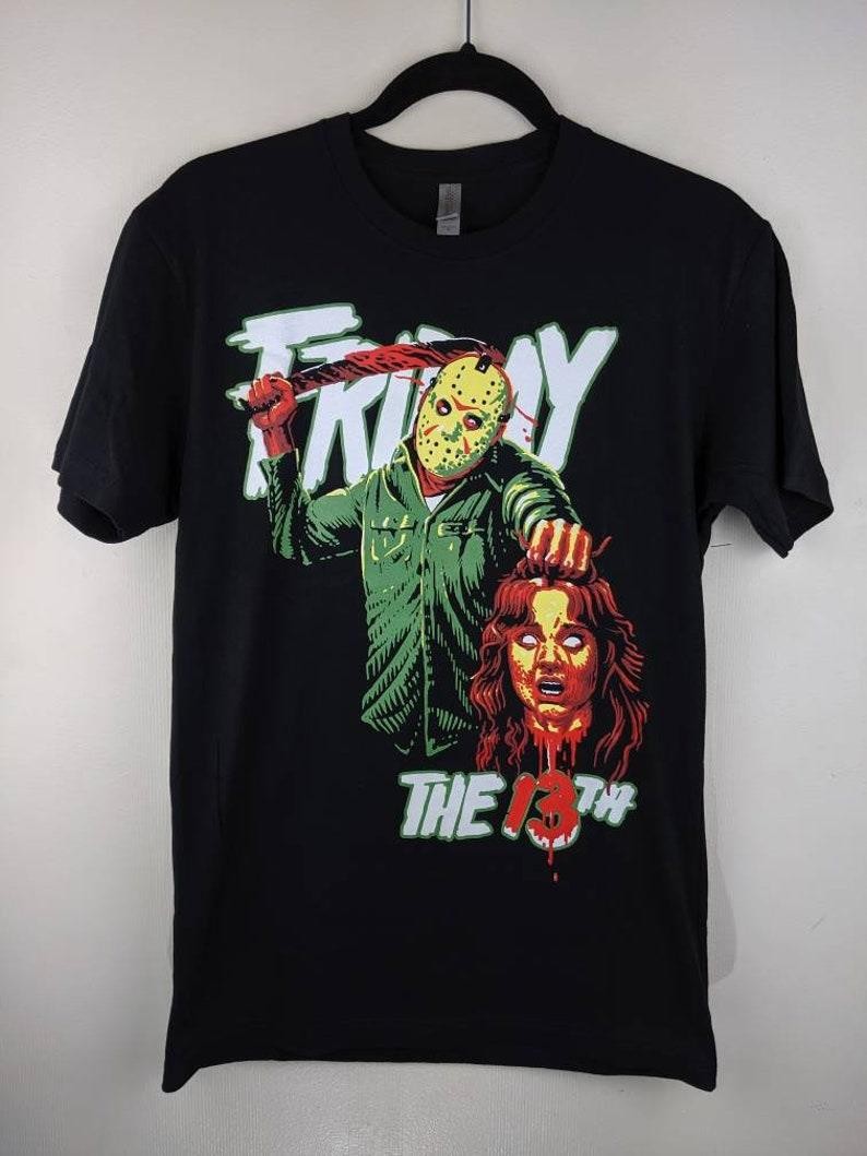 F13th  Shirt, Jason The 13th Horror Halloween  Movie Shirt, Music Shirts,Unisex
