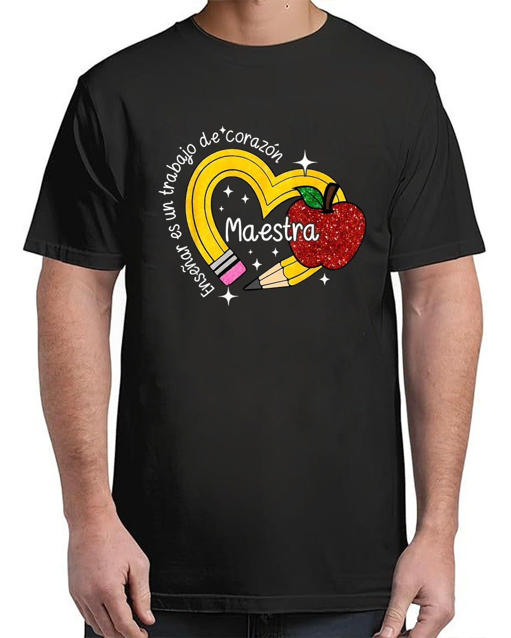 Maestra Spanish Teacher Back To School First Day Of Rebellious Style Adult S-4XL