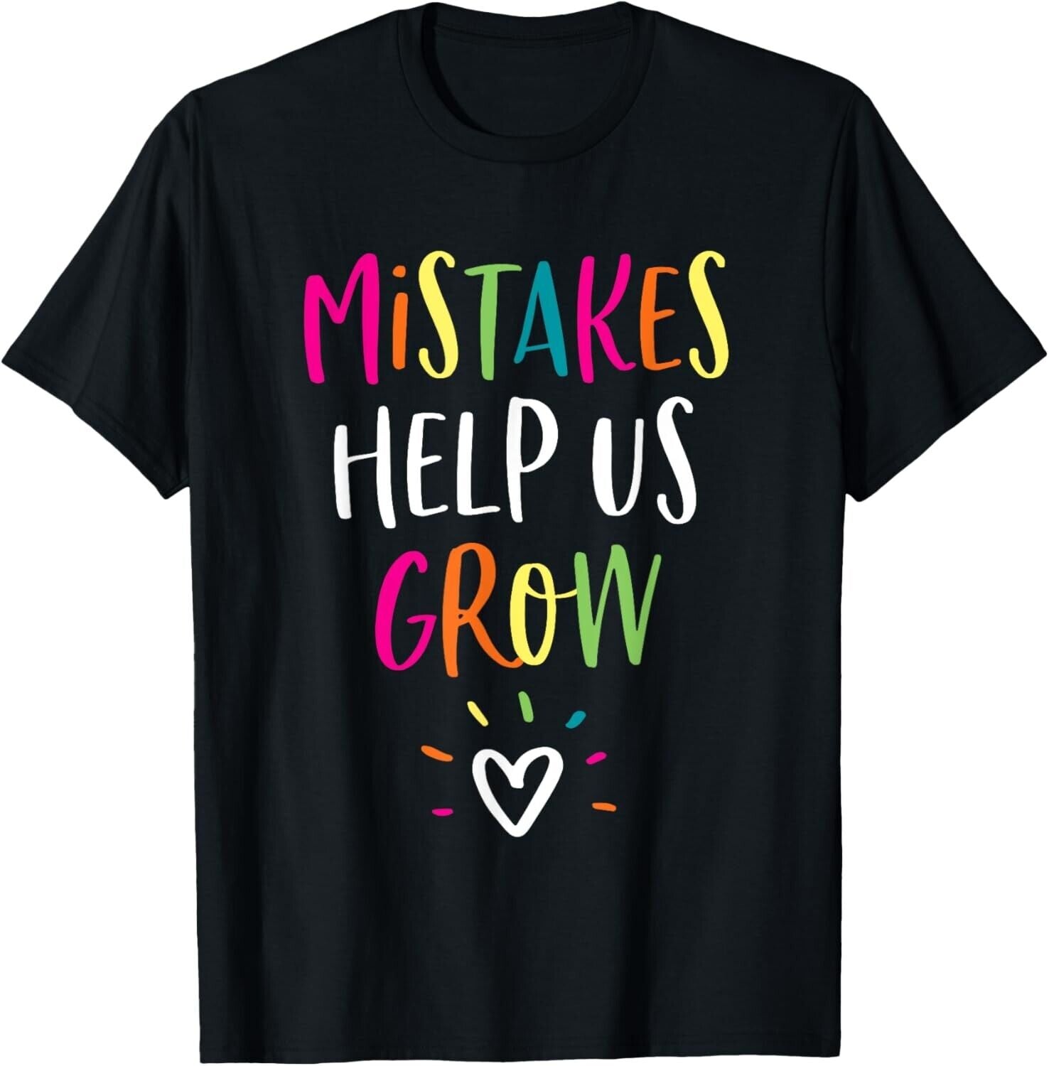 Growth Mindset Positive Back to School Teacher Student T-Shirt