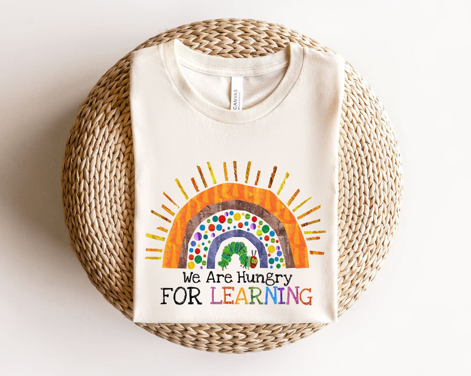 We Are Hungry For Learning Shirt, Back To School Gift, 1st Day Of School, Funny 