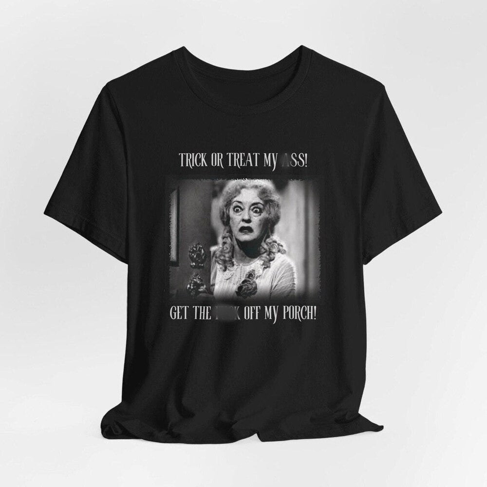 A42 - BETTE DAVIS T shirt HALLOWEEN Shirt Old Hollywood Tee Trick or Treat Tshir