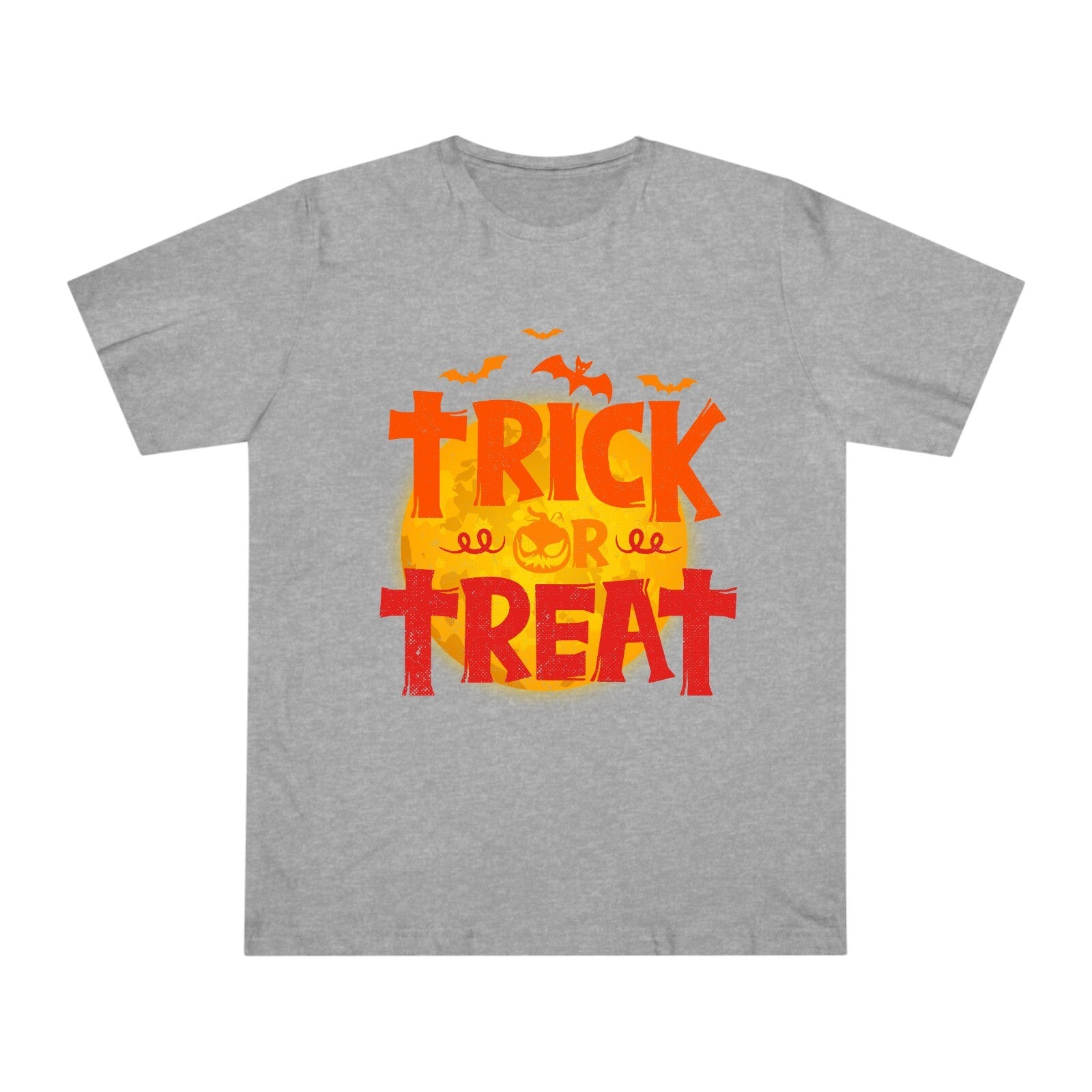 Trick or Treat Halloween TShirt, Horror Bat Tshirt, Mini Pumpkin tee, Unisex Top