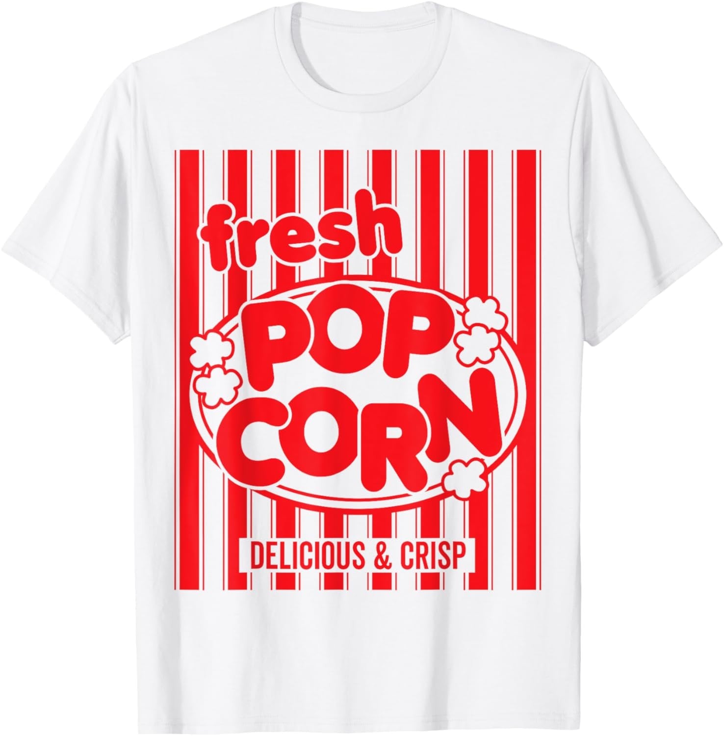 Popcorn Halloween Costume Vintage Group Trick or Treat T-Shirt