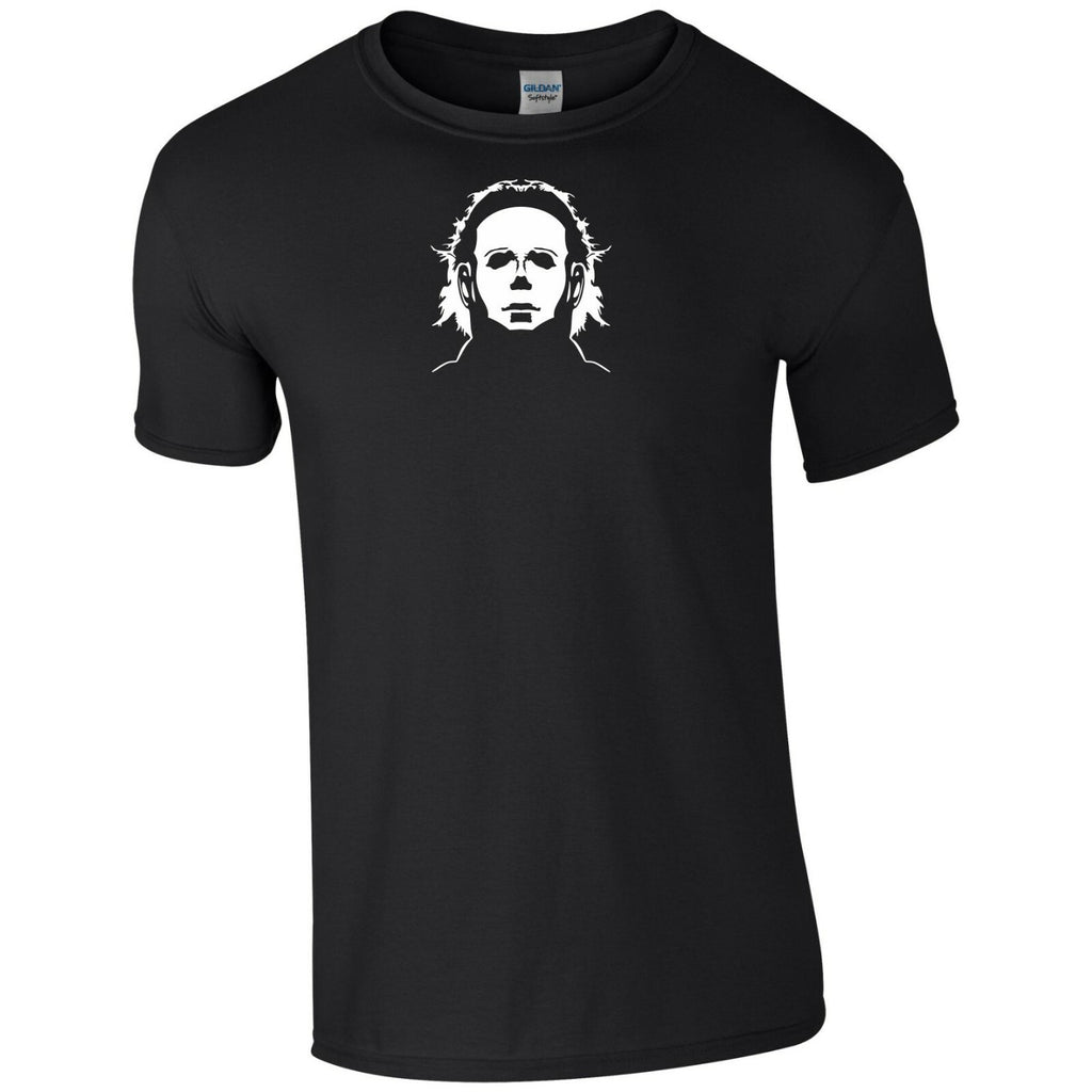 Scary Mask T Shirt Halloween Horror Pumpkin Trick or Treat Witch Fans Men Top