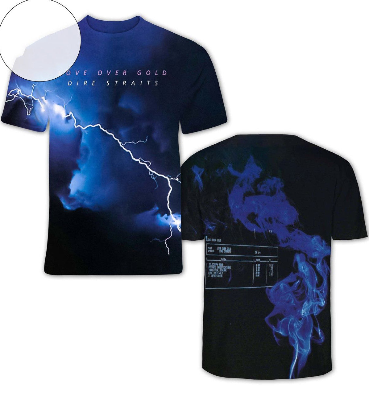 Dire Straits Love Over Gold Album Cover 3D T-Shirt